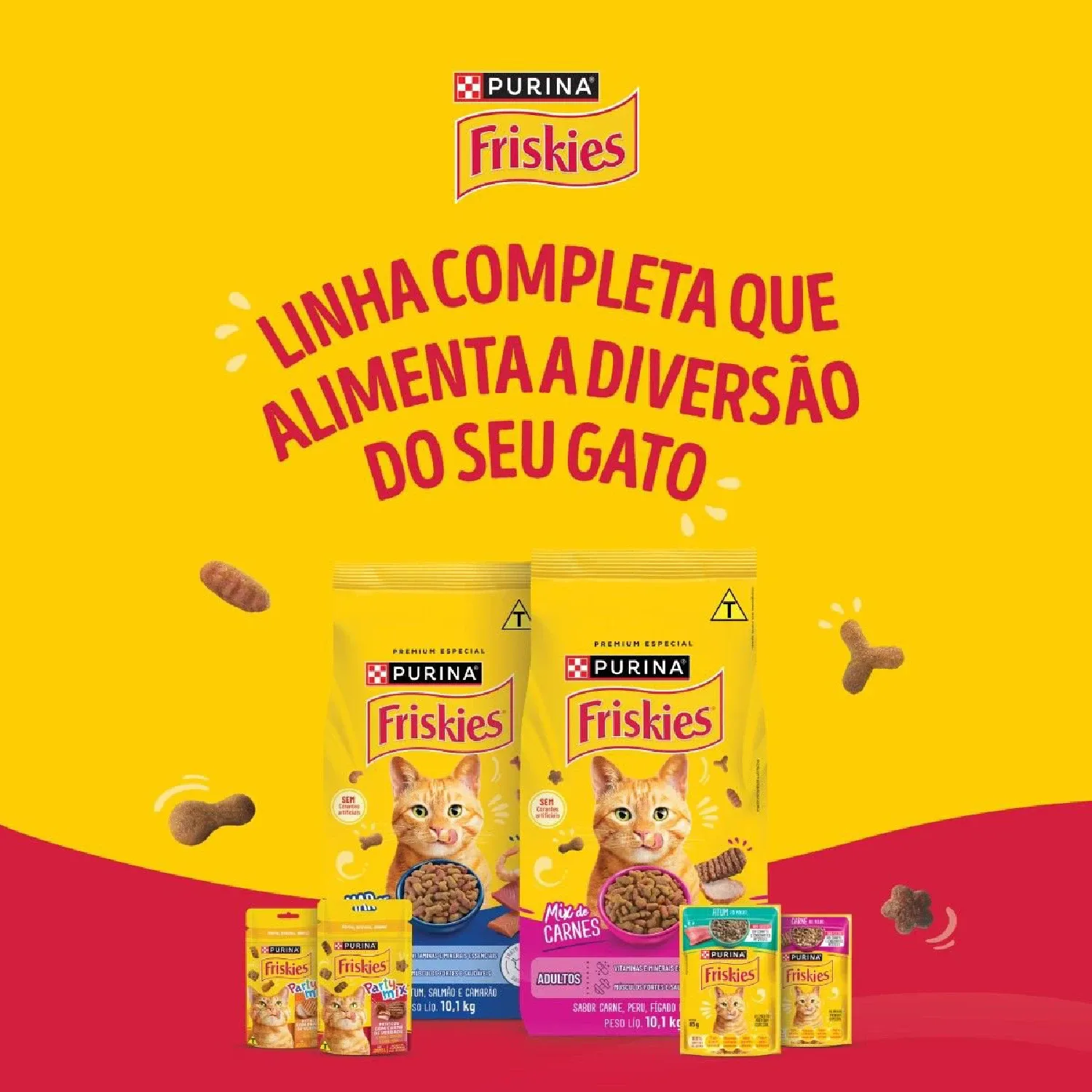 Racao Friskies Castrados Mix de Carnes 9